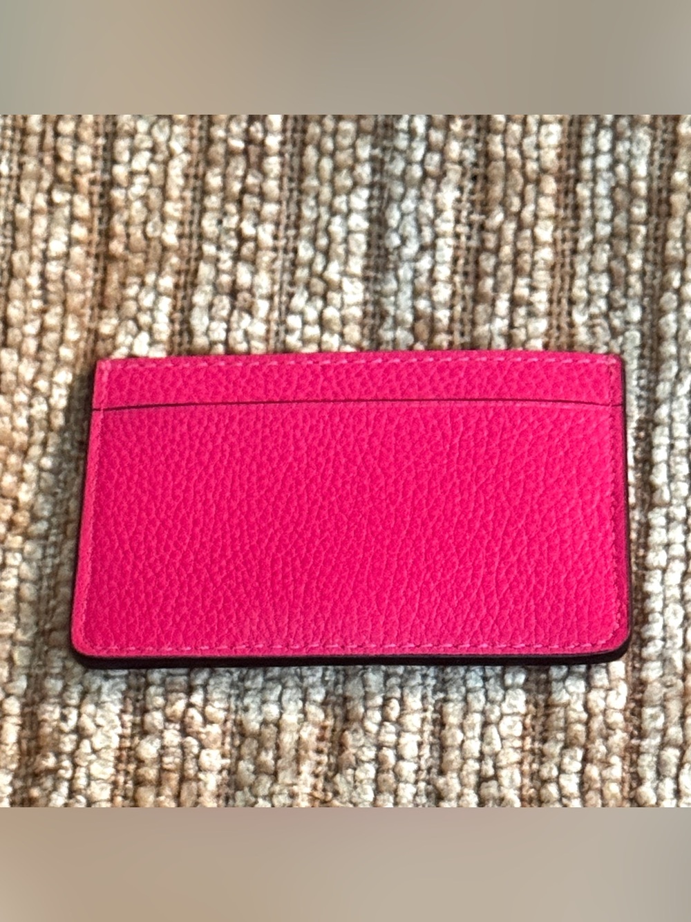 COACH Leather Electric Pink Card Case - Picture 13 of 15